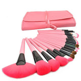 Zestaw 24-częściowy zestaw do makijażu w kolorze różowym