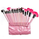 Zestaw 24-częściowy zestaw do makijażu w kolorze różowym